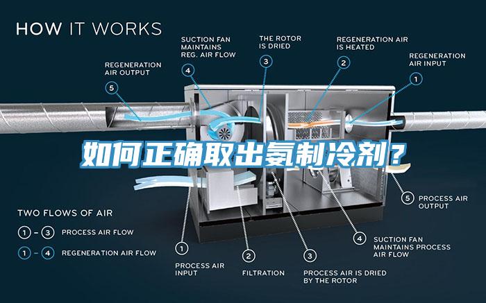 如何正確取出氨製冷劑？